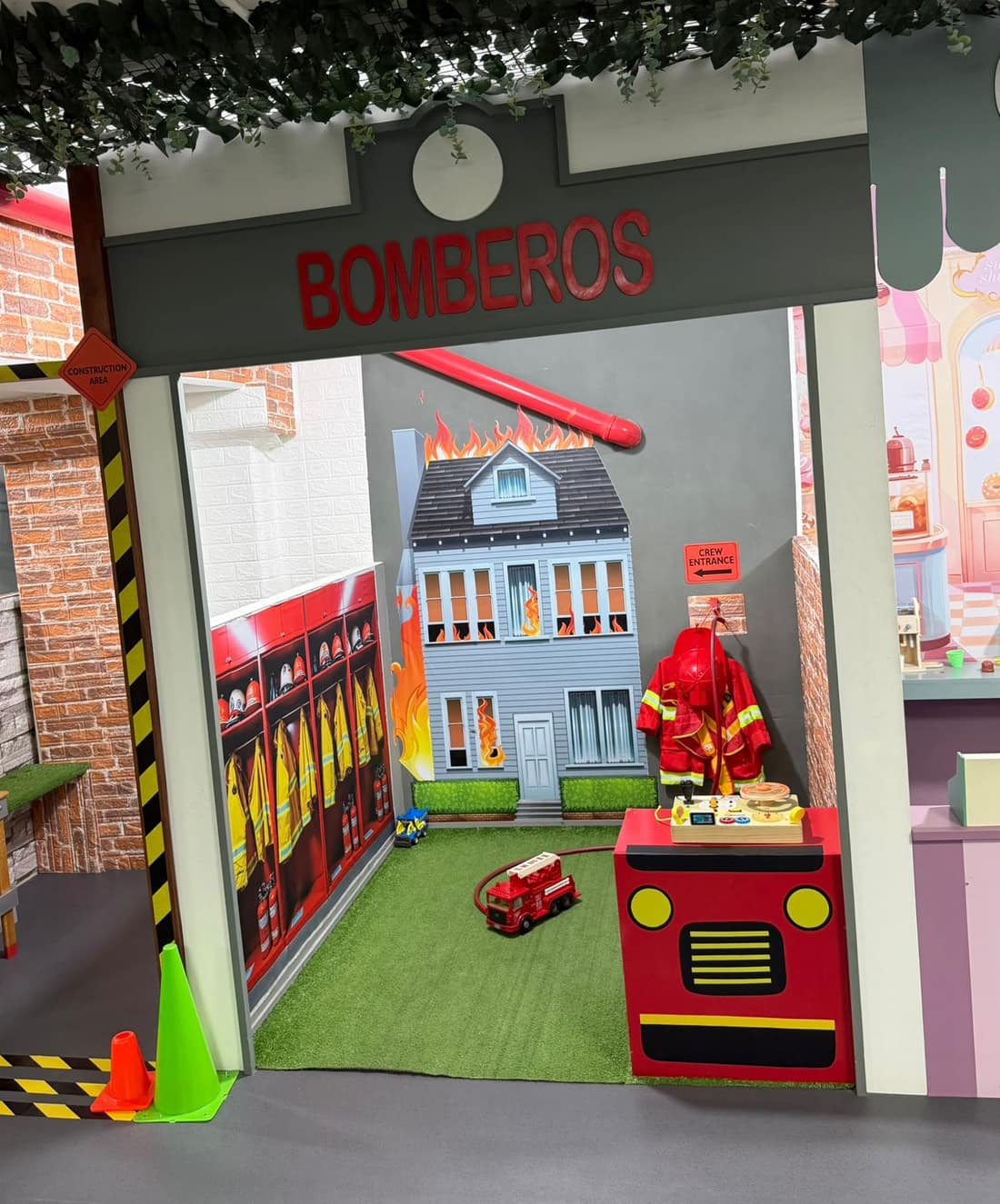 Estación de bomberos de juego