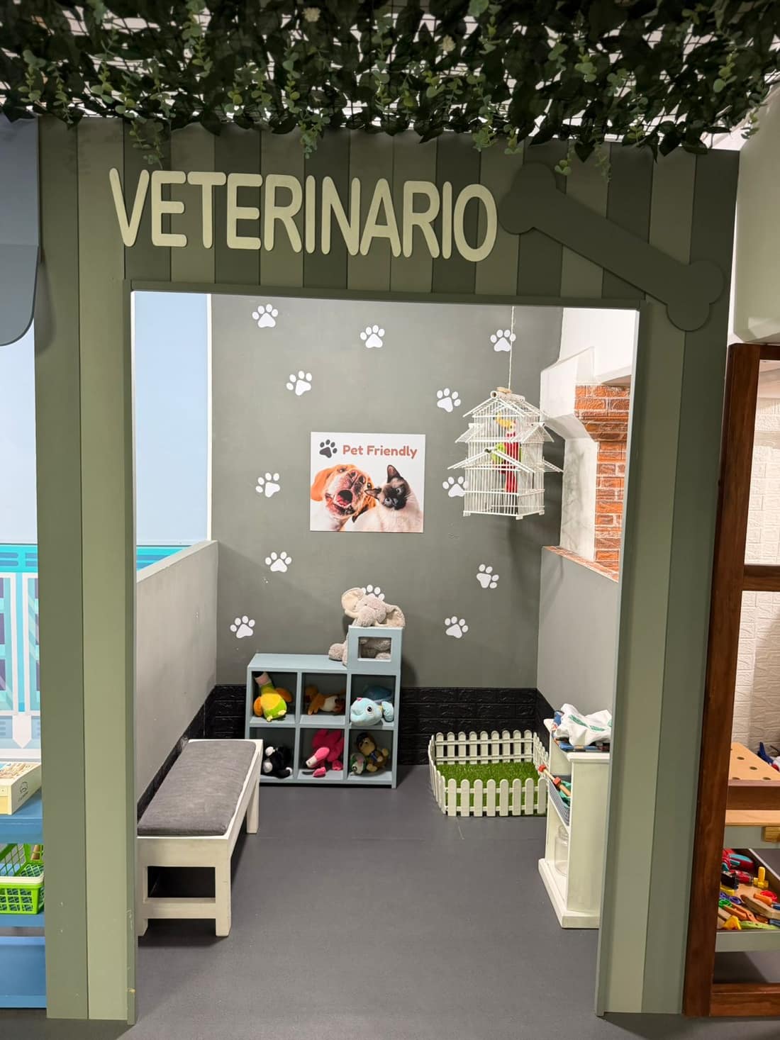 Consultorio veterinario de juego